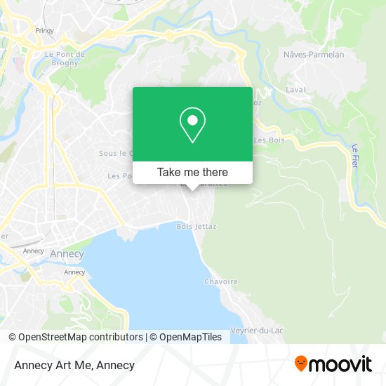 Annecy Art Me map