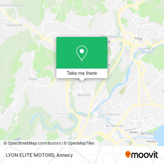 LYON ELITE MOTORS map