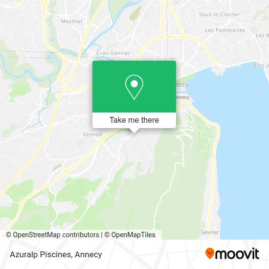 Azuralp Piscines map