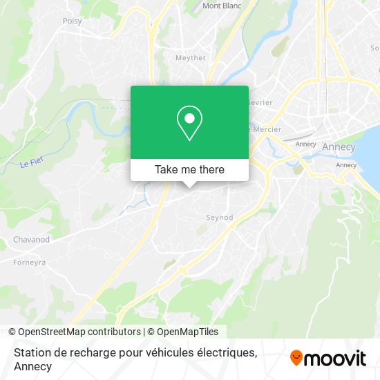 Mapa Station de recharge pour véhicules électriques