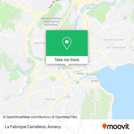 La Fabrique Caméléon map