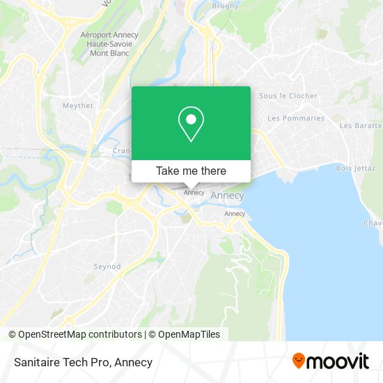 Sanitaire Tech Pro map