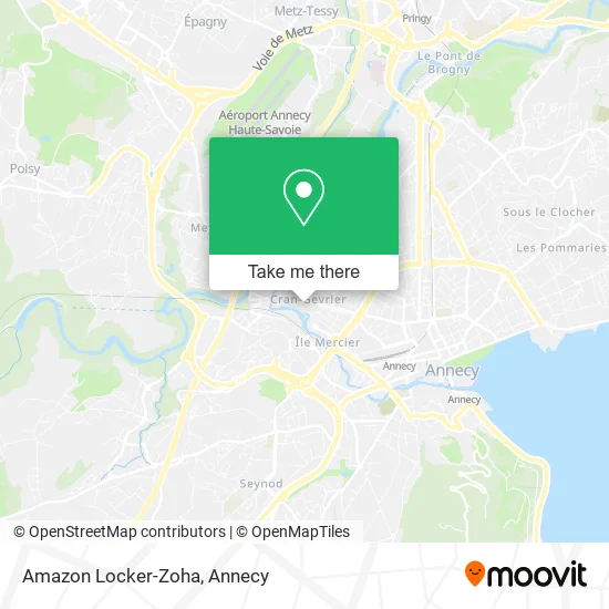 Amazon Locker-Zoha map