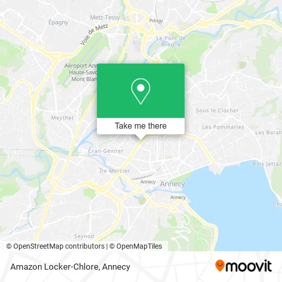 Amazon Locker-Chlore map
