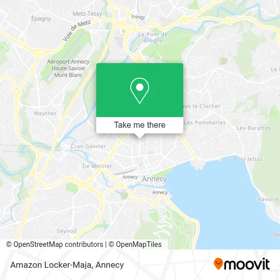 Amazon Locker-Maja map