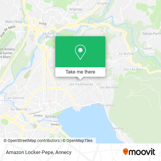 Amazon Locker-Pepe map