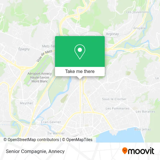 Senior Compagnie map