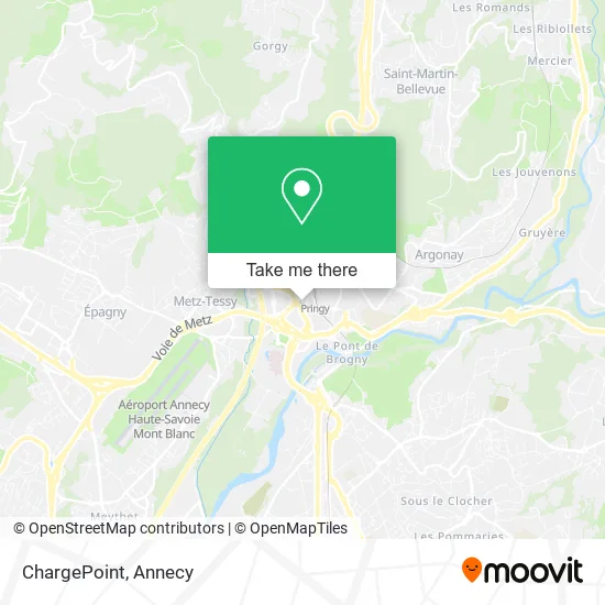 ChargePoint map