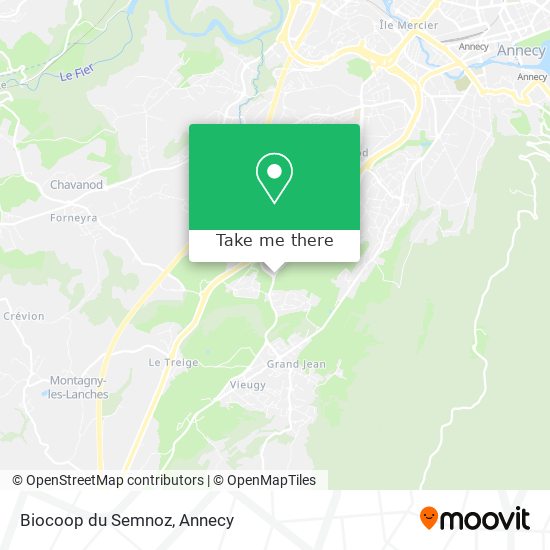 Biocoop du Semnoz map