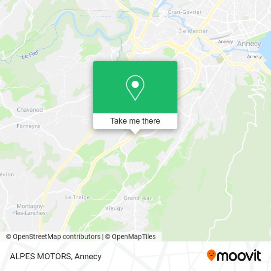 ALPES MOTORS map