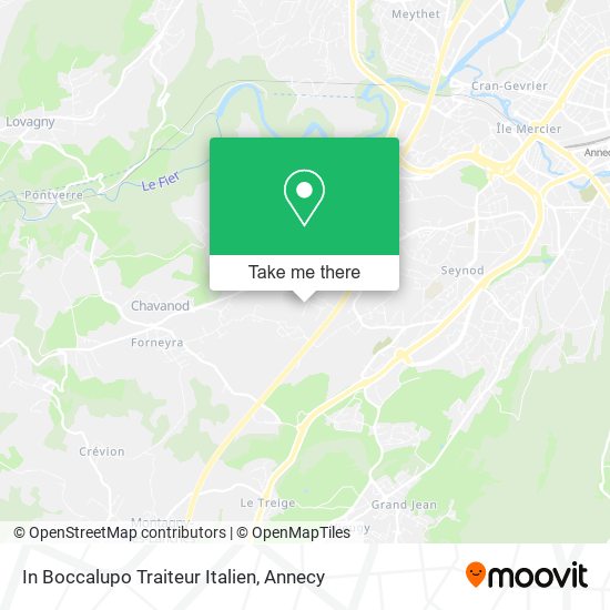 In Boccalupo Traiteur Italien map