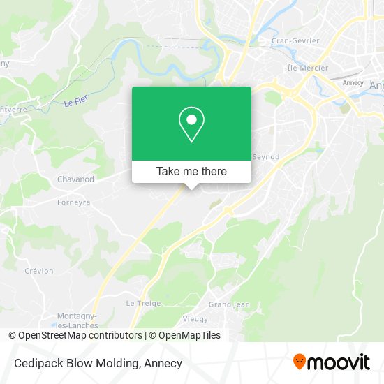 Cedipack Blow Molding map