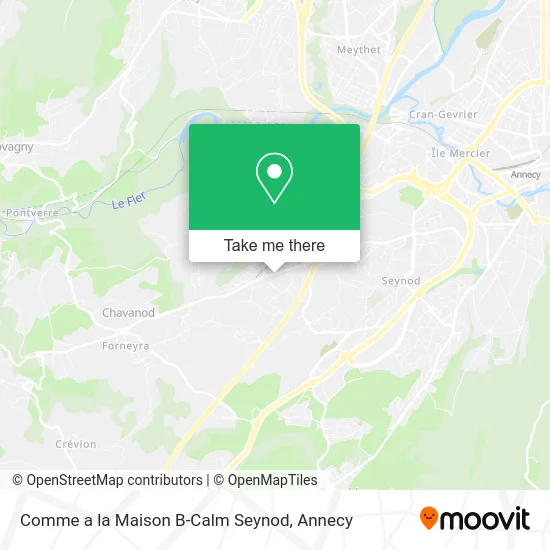 Comme a la Maison B-Calm Seynod map