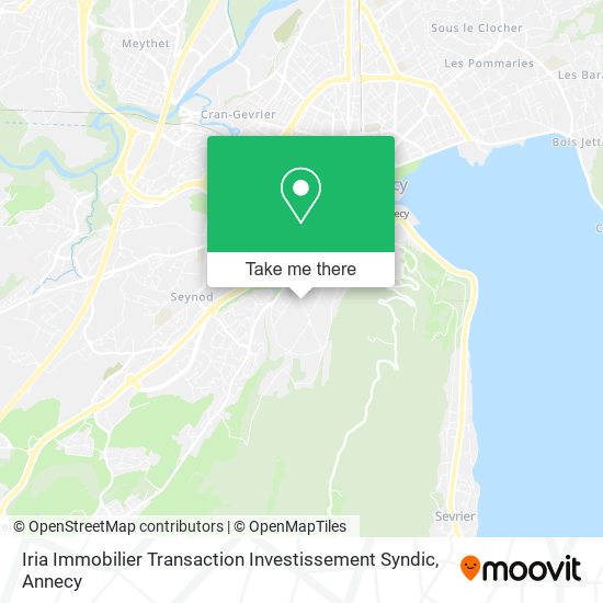 Iria Immobilier Transaction Investissement Syndic map