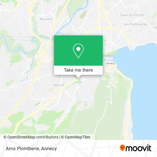 Ams Plomberie map