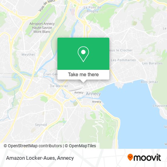 Amazon Locker-Aues map