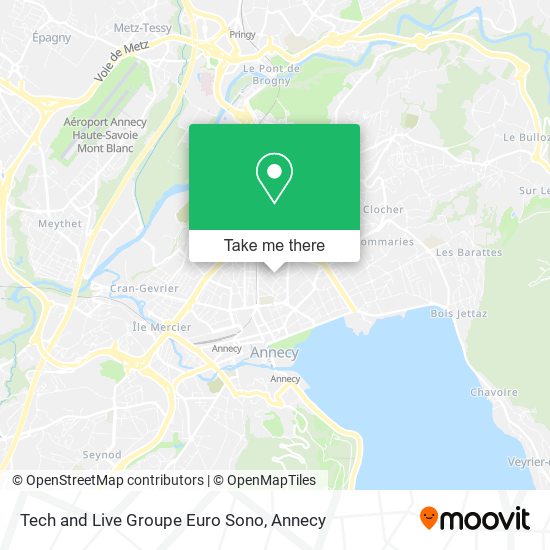 Tech and Live Groupe Euro Sono map