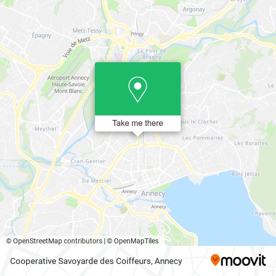 Cooperative Savoyarde des Coiffeurs map