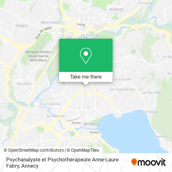 Mapa Psychanalyste et Psychothérapeute Anne-Laure Fabry