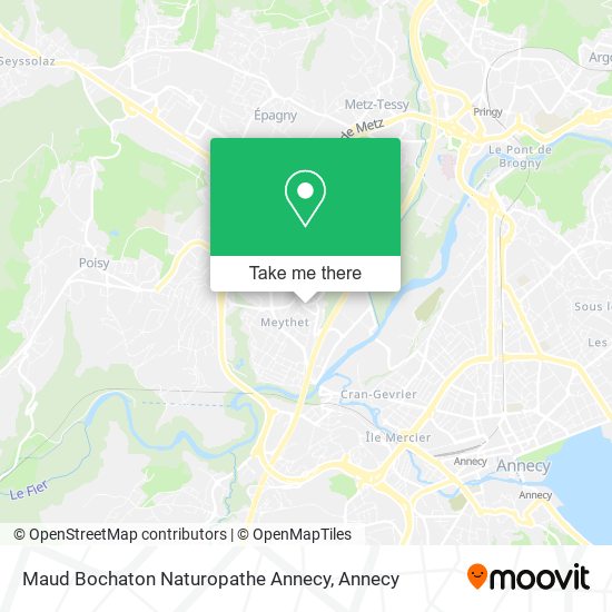 Maud Bochaton Naturopathe Annecy map