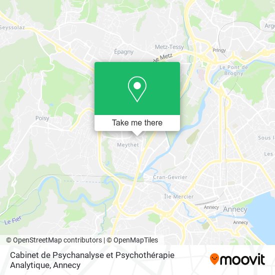 Cabinet de Psychanalyse et Psychothérapie Analytique map