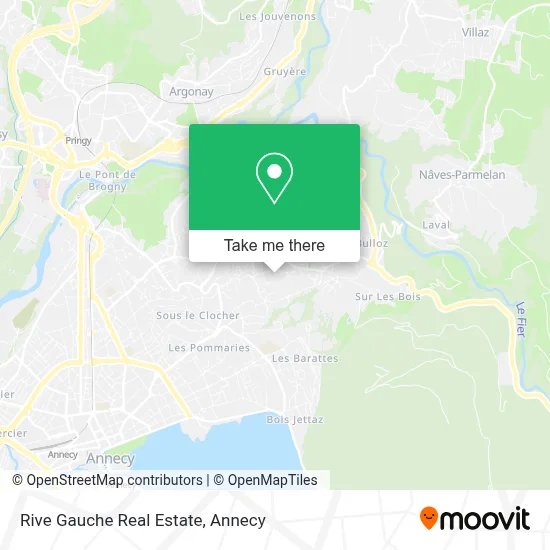 Rive Gauche Immobilier map