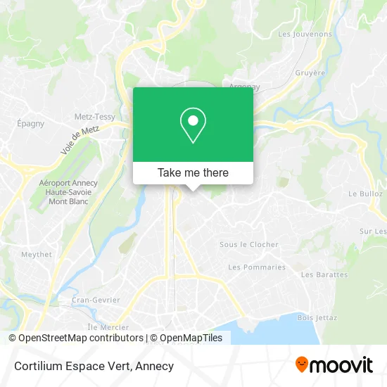 Cortilium Espace Vert map