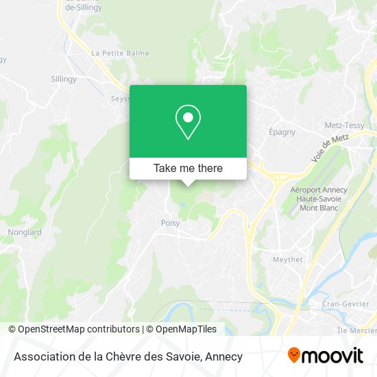 Association de la Chèvre des Savoie map