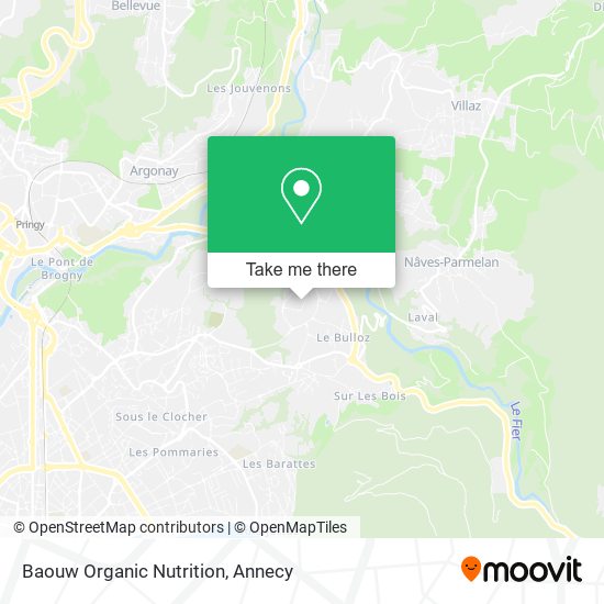 Baouw Organic Nutrition map