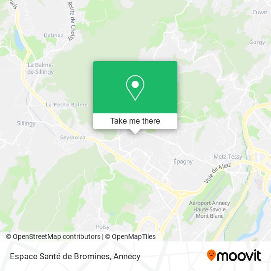 Espace Santé de Bromines map