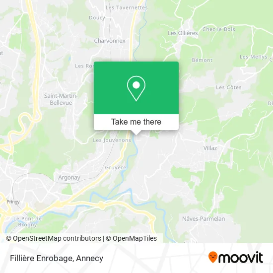 Fillière Enrobage map
