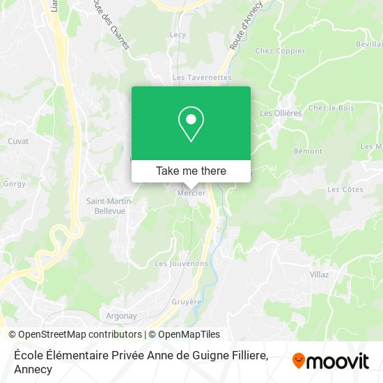 École Élémentaire Privée Anne de Guigne Filliere map