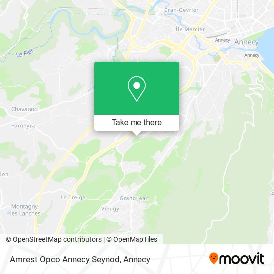 Amrest Opco Annecy Seynod map
