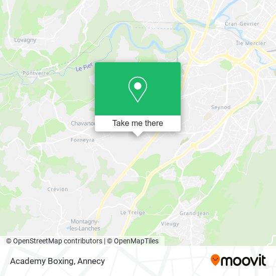 Academy Boxing map