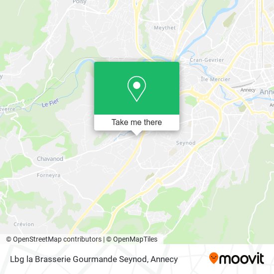 Lbg la Brasserie Gourmande Seynod map