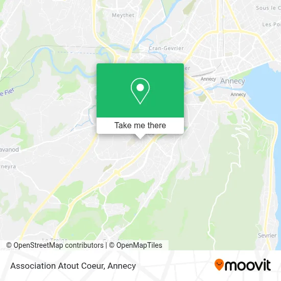 Association Atout Coeur map