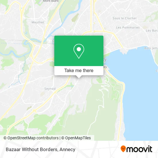 Bazaar Without Borders map