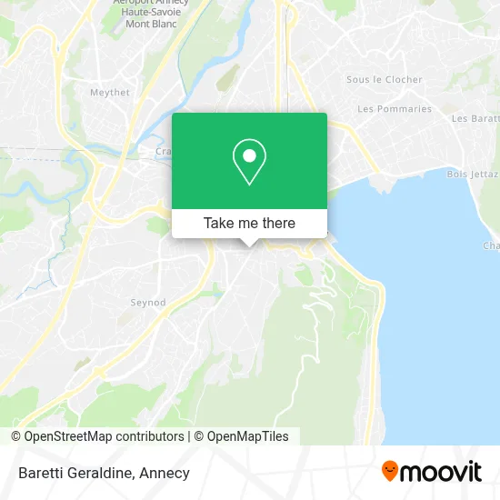 Baretti Geraldine map