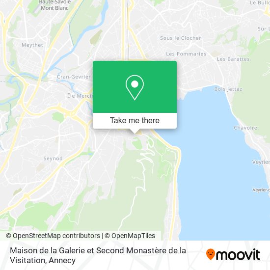 Maison de la Galerie et Second Monastère de la Visitation map