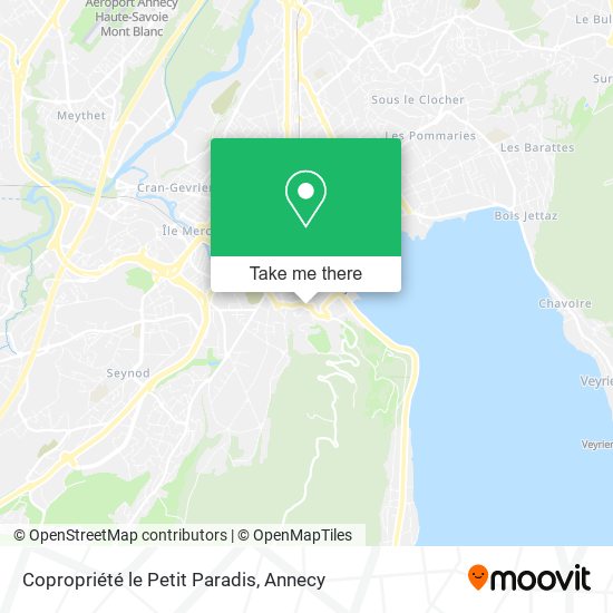 Copropriété le Petit Paradis map