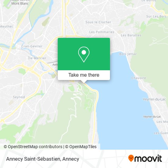 Annecy Saint-Sébastien map