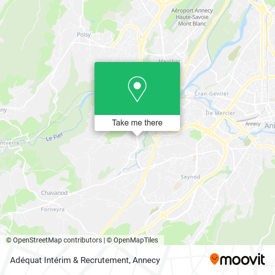 Adéquat Intérim & Recrutement map