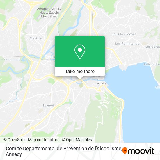 Comité Départemental de Prévention de l'Alcoolisme map