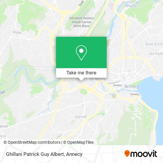 Ghillani Patrick Guy Albert map