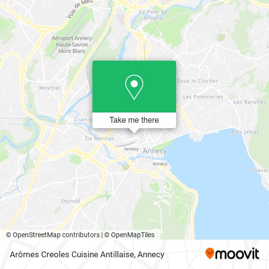 Arômes Creoles Cuisine Antillaise map