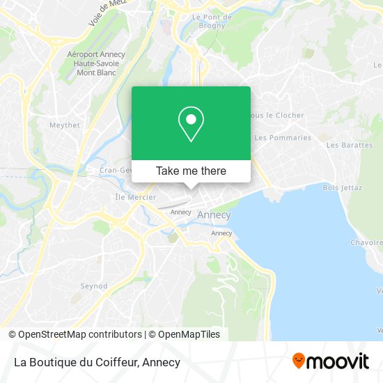 La Boutique du Coiffeur map