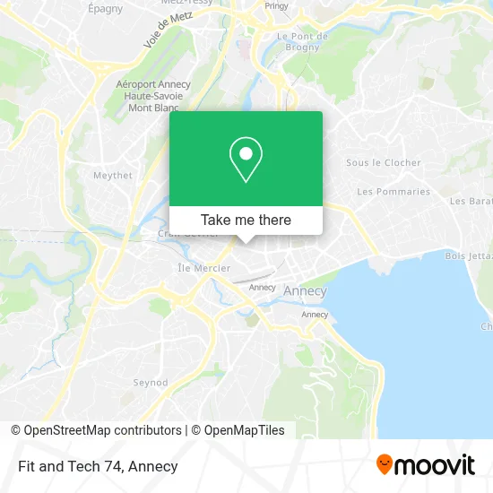 Fit and Tech 74 map