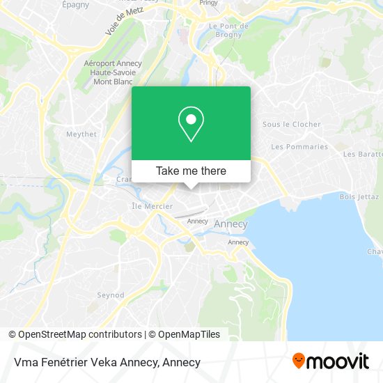 Vma Fenétrier Veka Annecy map