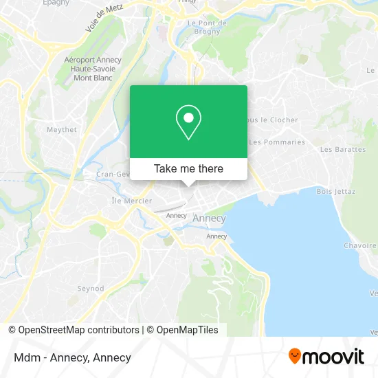 Mdm - Annecy map