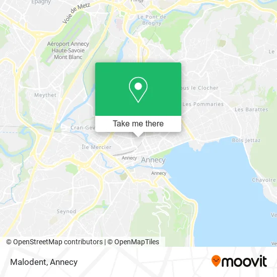 Malodent map